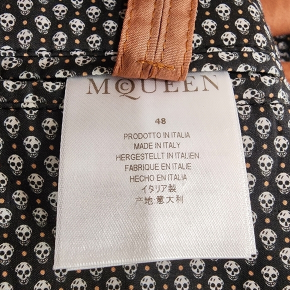 ALEXANDER McQUEEN Skull Pattern Blazer Size-Italian 48 - Picture 4 of 7